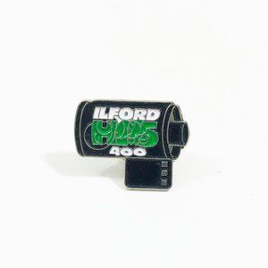 ILFORD 400 HP5 Vintage Enamel & Steel Lapel Pin Tie Tac
